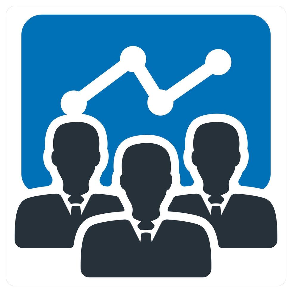 Efficient Team and collaboration icon concept vector