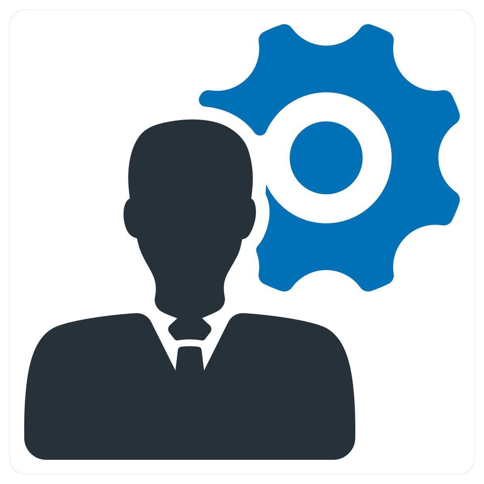 Business Specialist and expert icon concept vector