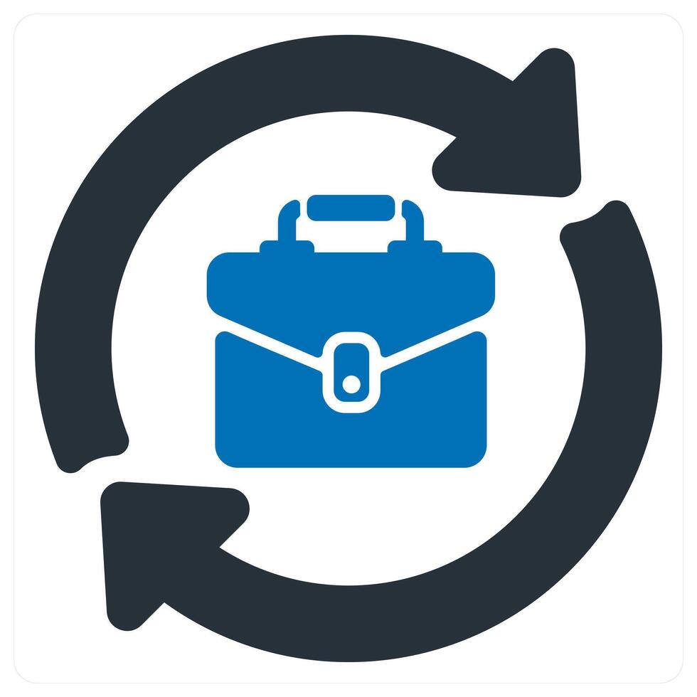 Job Change and career icon concept vector