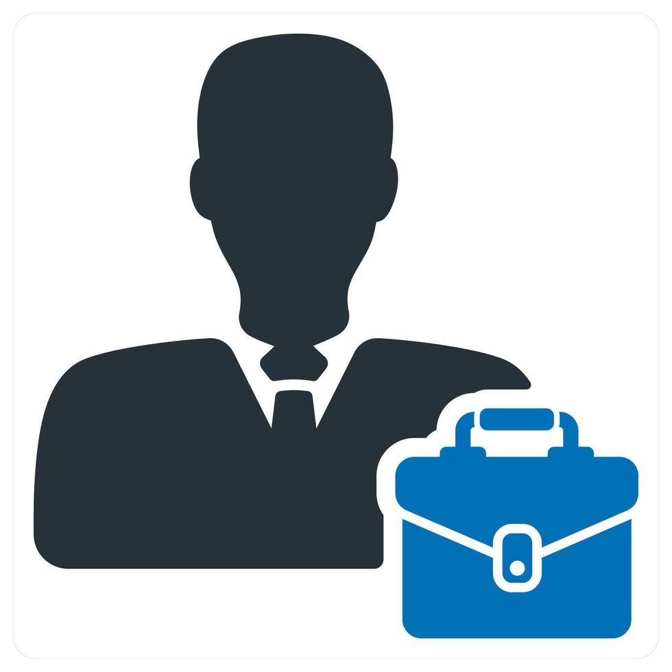Business Portfolio and briefcase icon concept vector