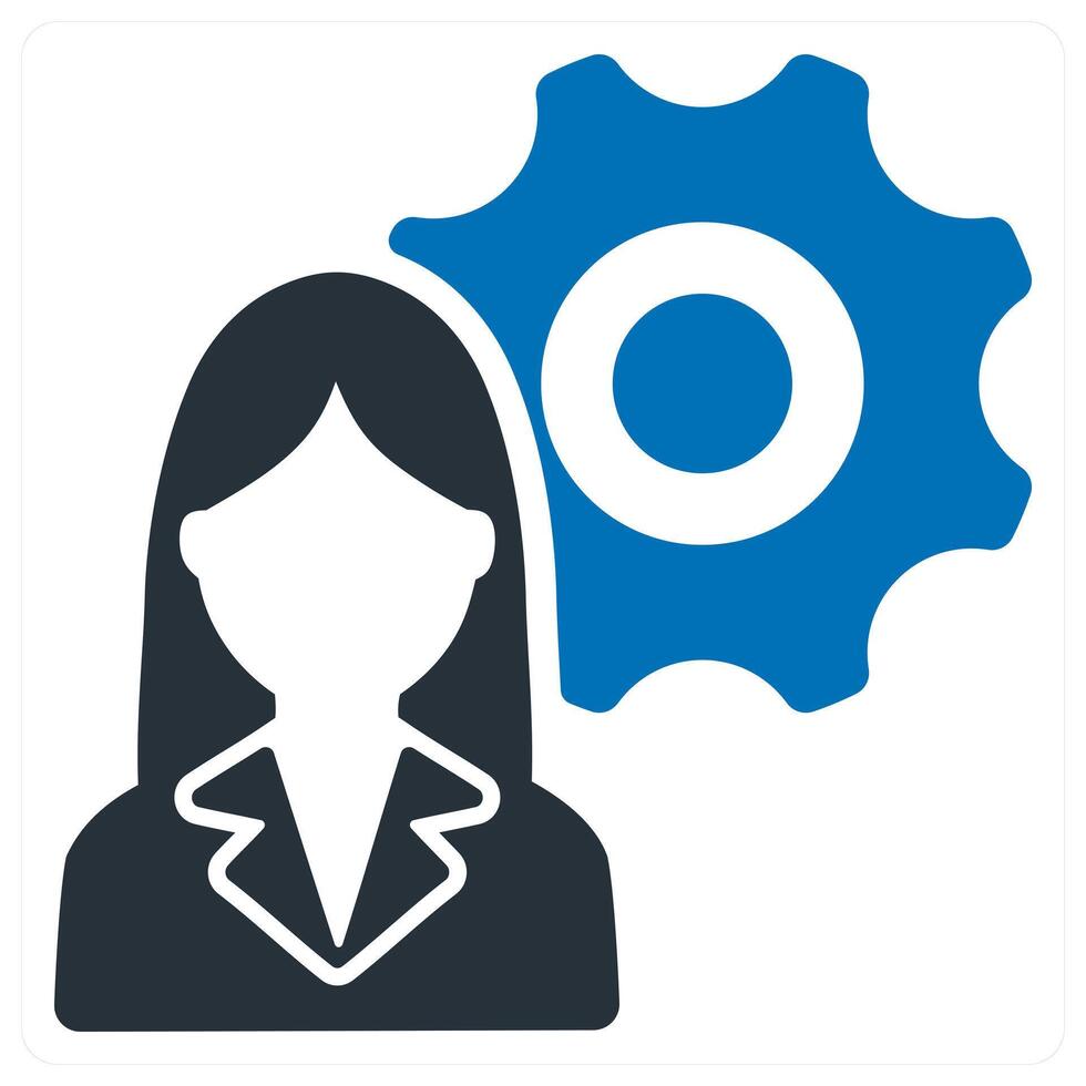 Business Specialist and expert icon concept vector