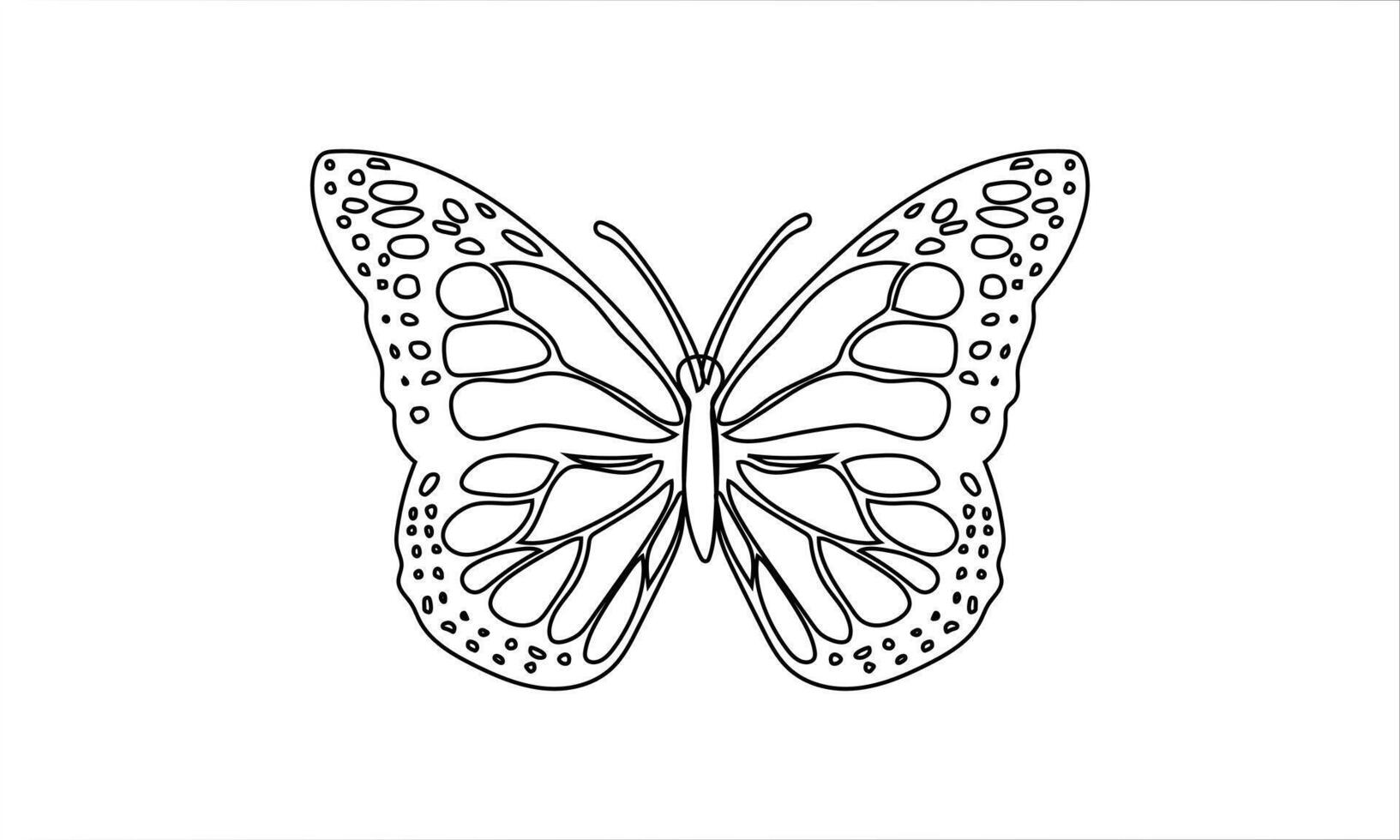 Butterfly silhouettes design . Black outline butterflies tattoo graphic vector
