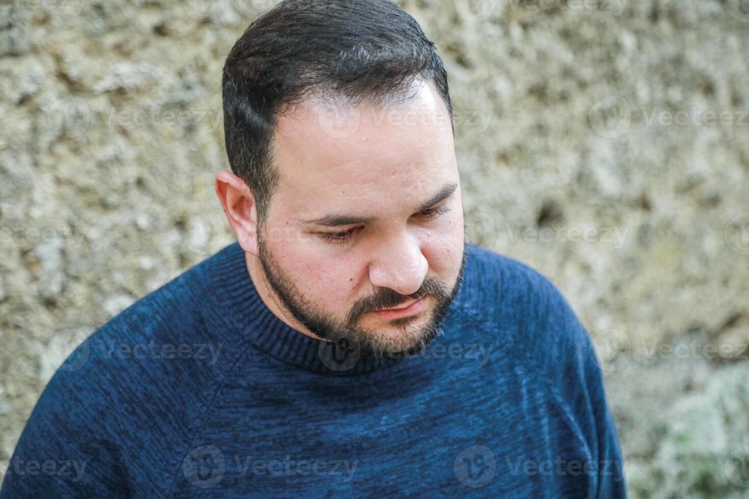 Sad Gaze Of A Shy Man photo