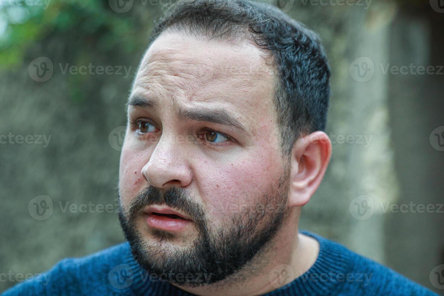 Concerned Man By Something All Of A Sudden photo