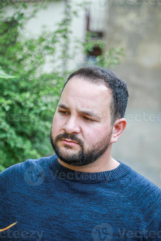 Worried Expression Of A Man photo