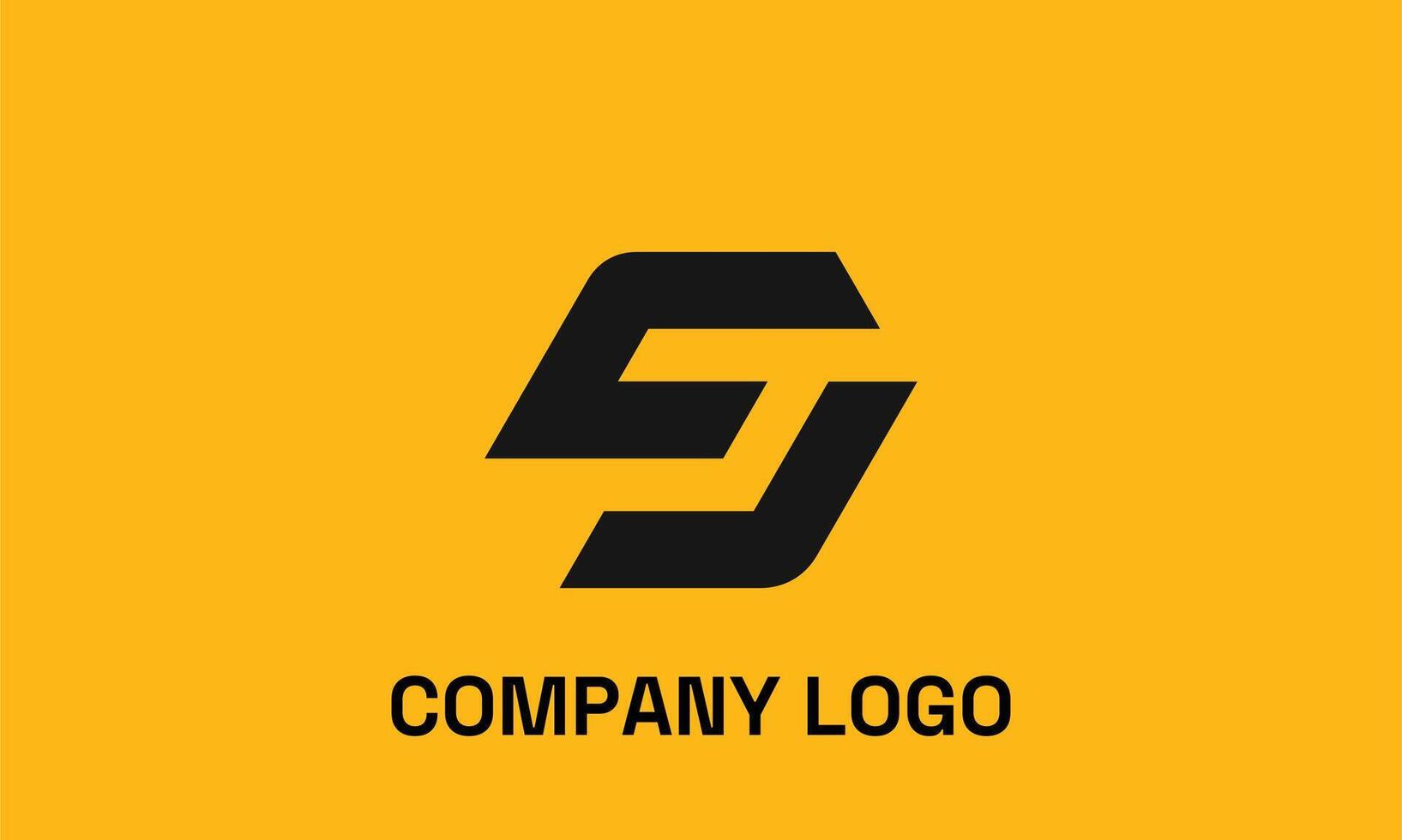 Abstract Logo with Gradient Layers vector