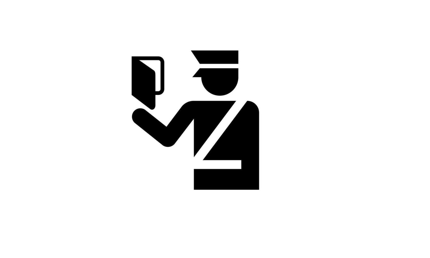 Police High Quality Editable Icon vector