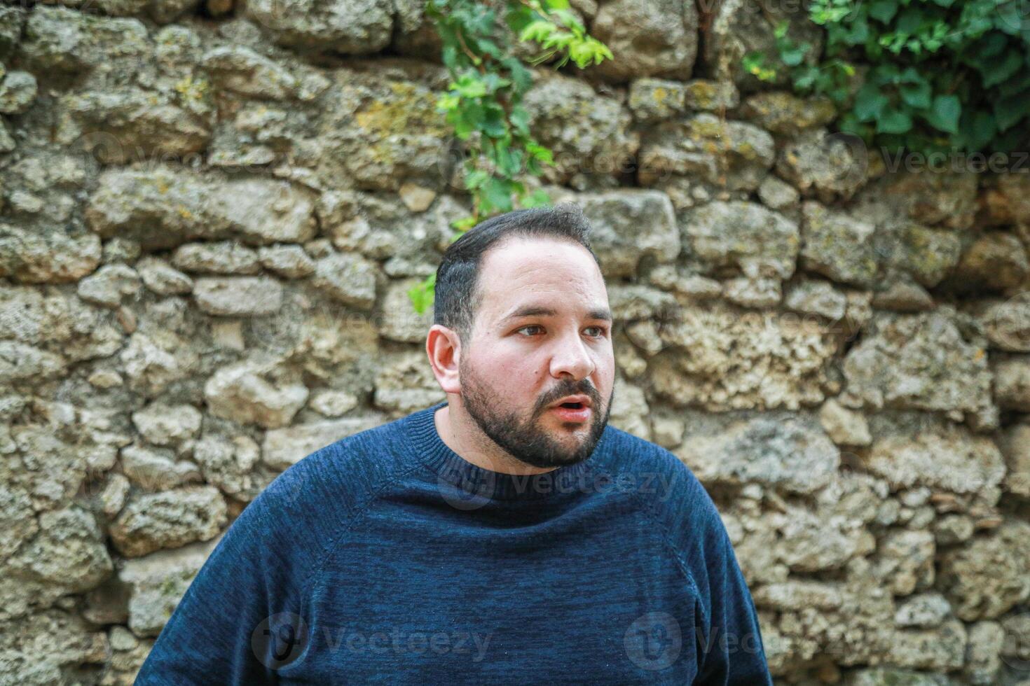 Expression Of A Man Saying Yes photo