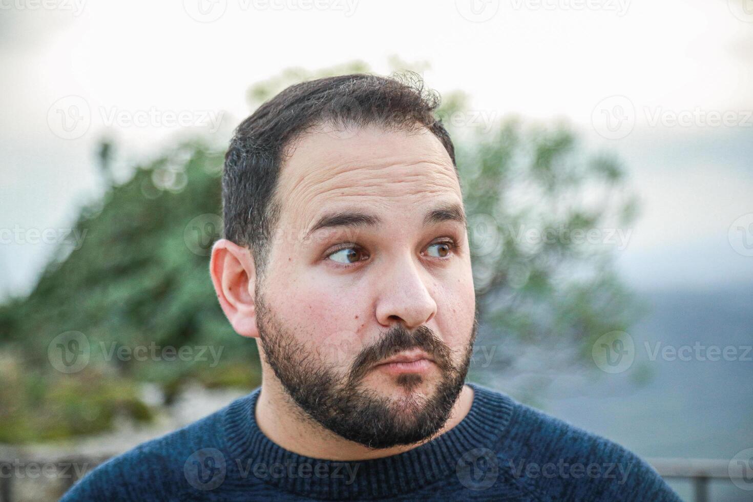 Man Savors the Biscuit Sweet Taste photo