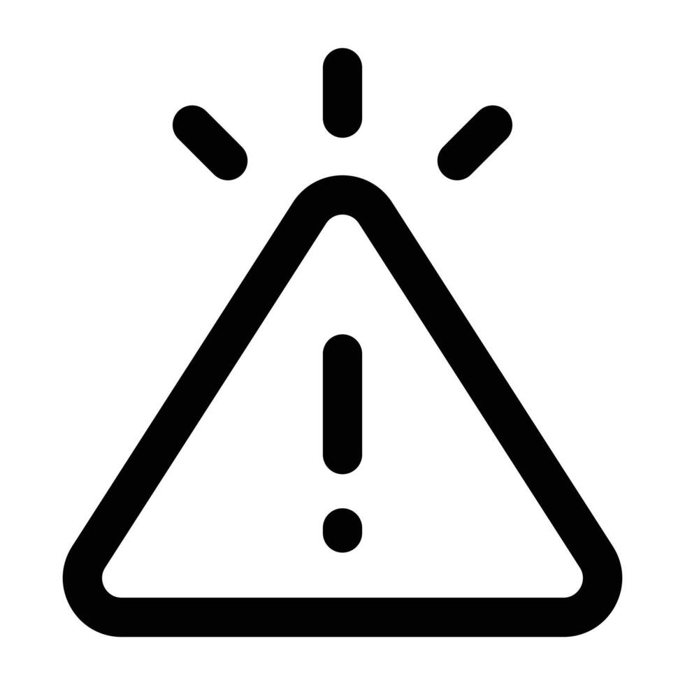 Simple Important icon. The icon can be used for websites, print templates, presentation templates, illustrations, etc vector