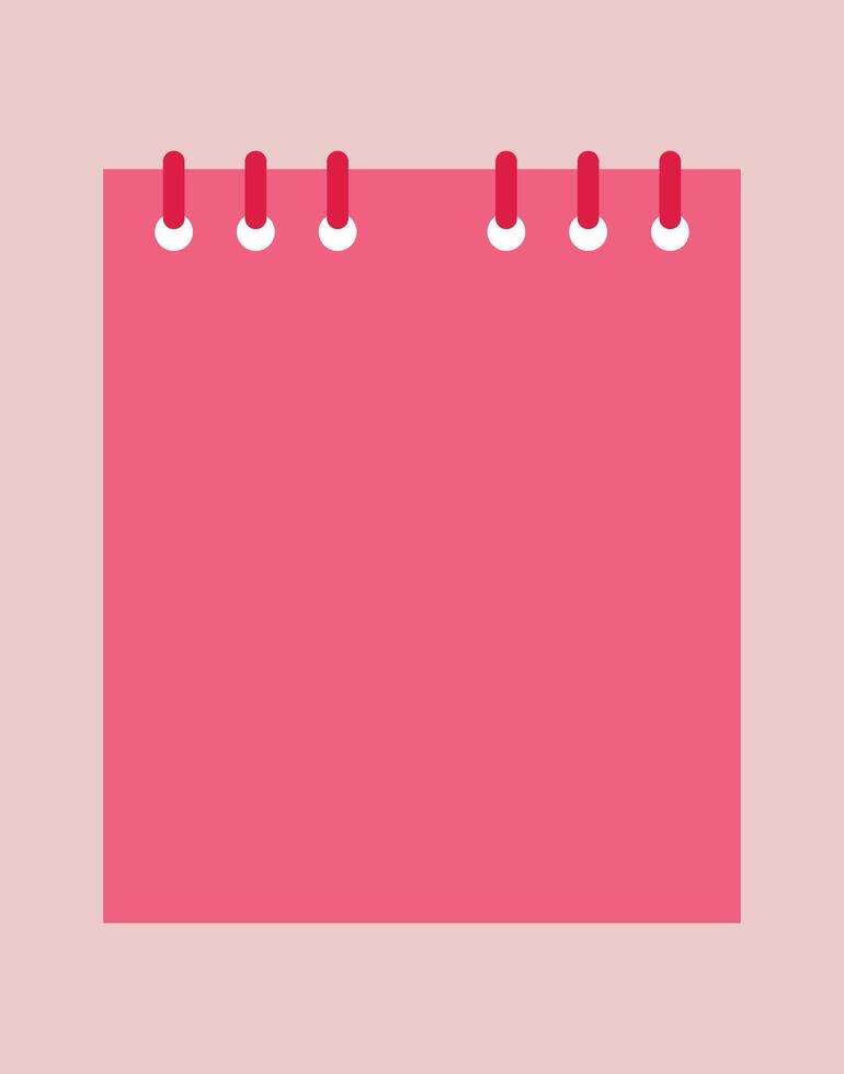 Illustration note unique design with blank background vector