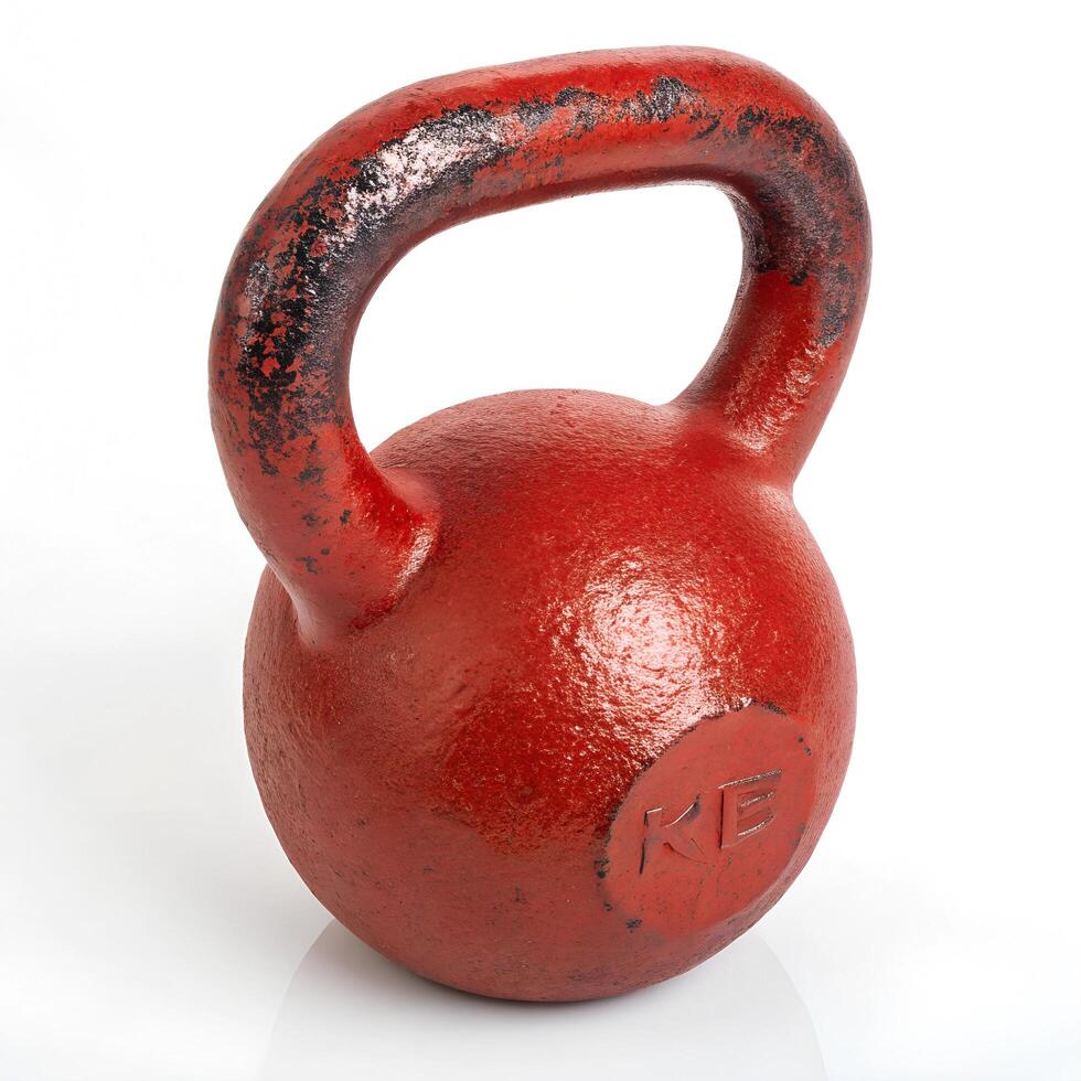 old rusty dumbbell photo
