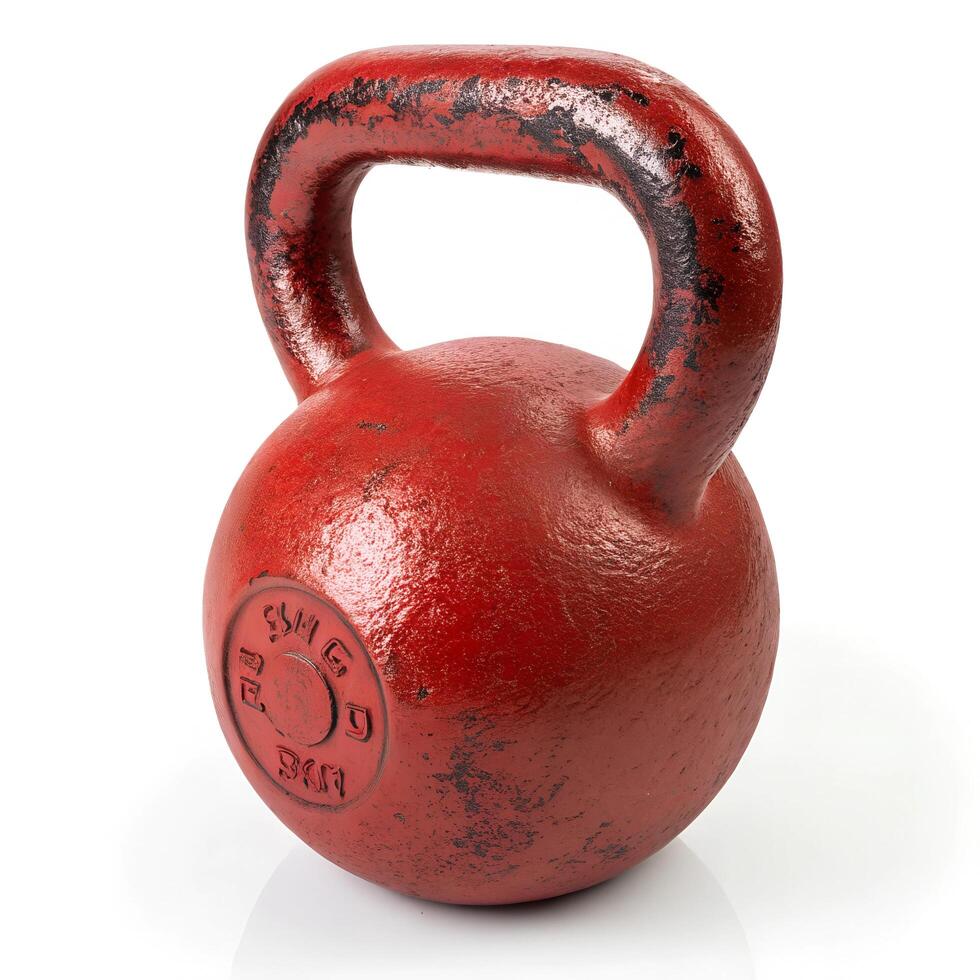 old rusty dumbbell photo