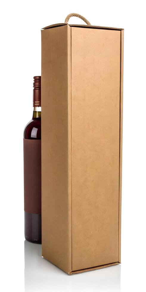 brown carboard box photo