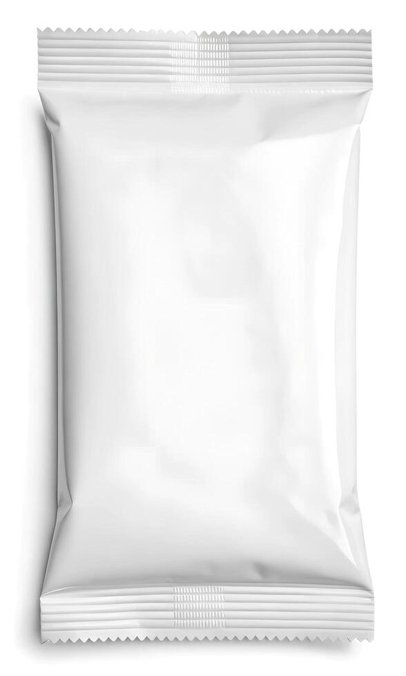 Highly realistic blank snack bar mockup. Can be used for candy, chocolate bar, food branding photo
