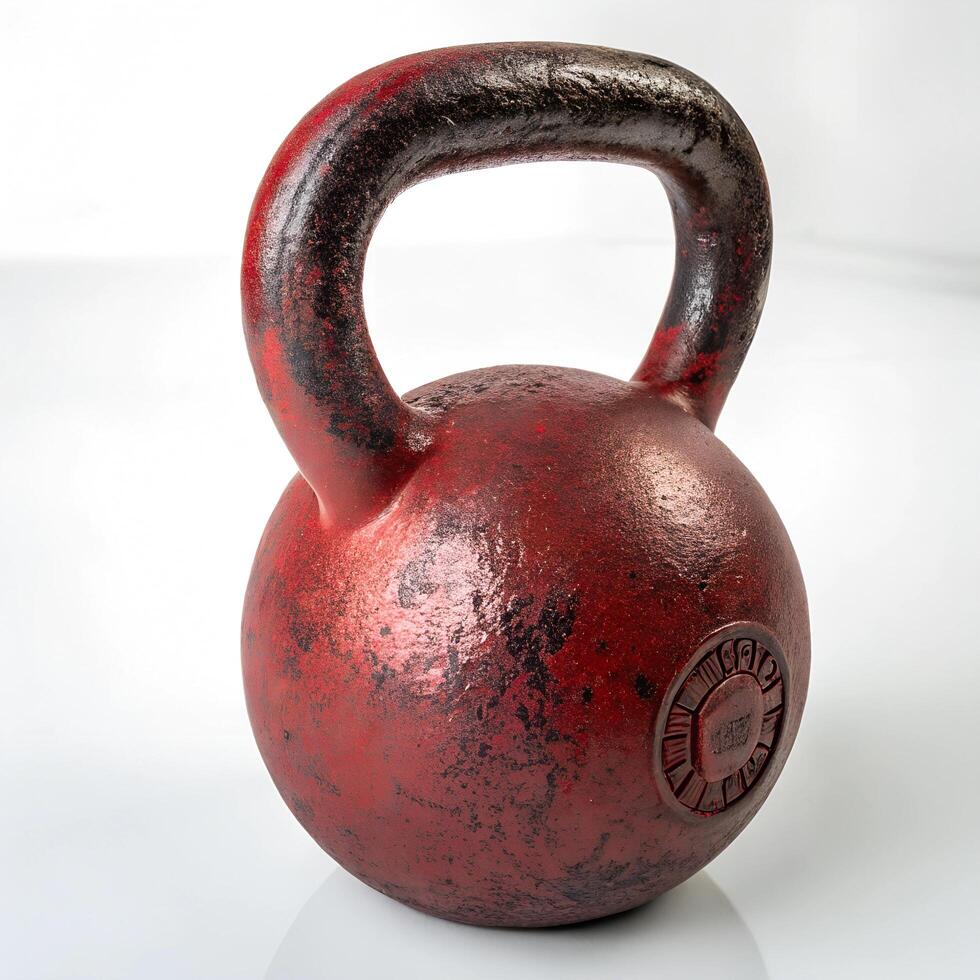 old rusty dumbbell photo