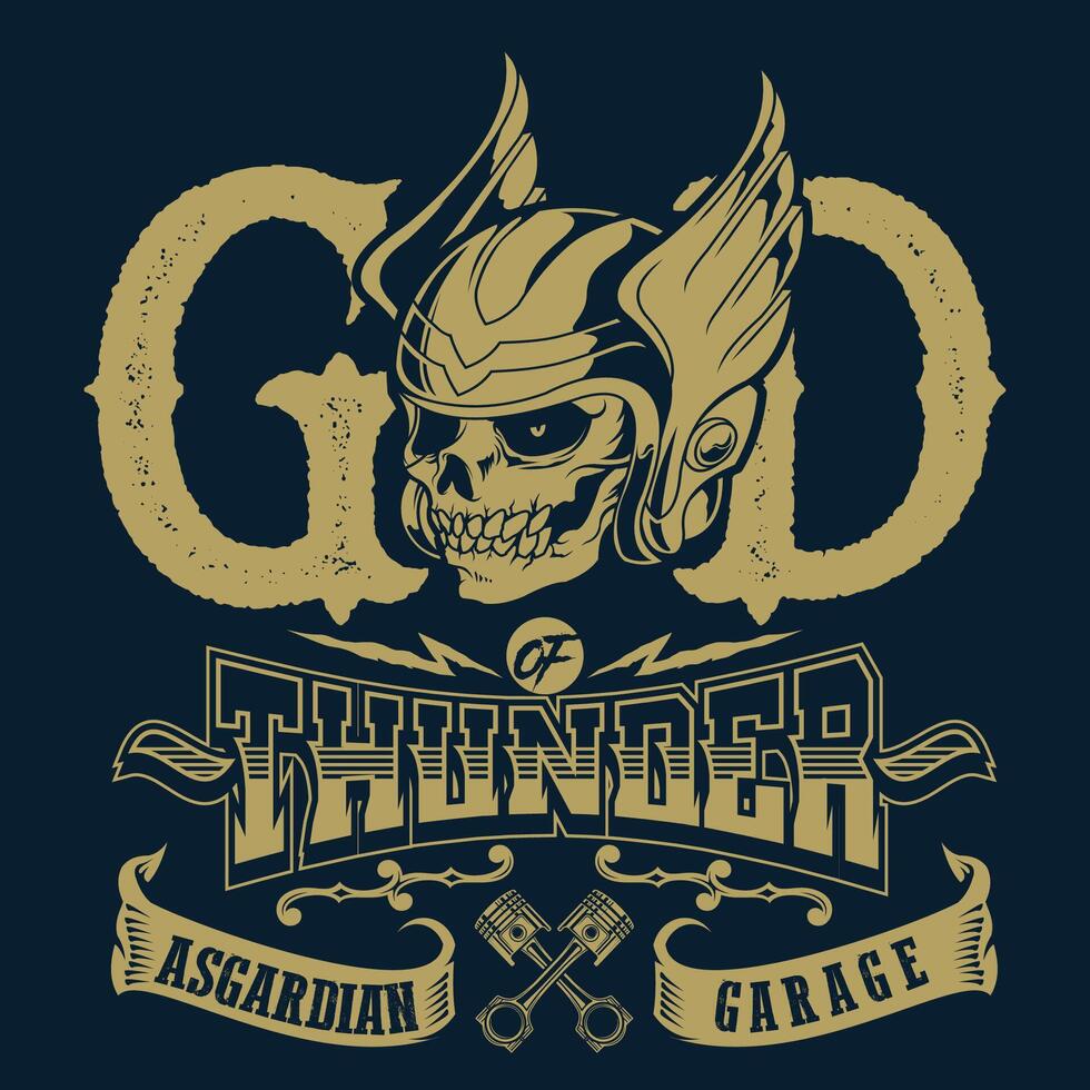 thor garage Artwork vector