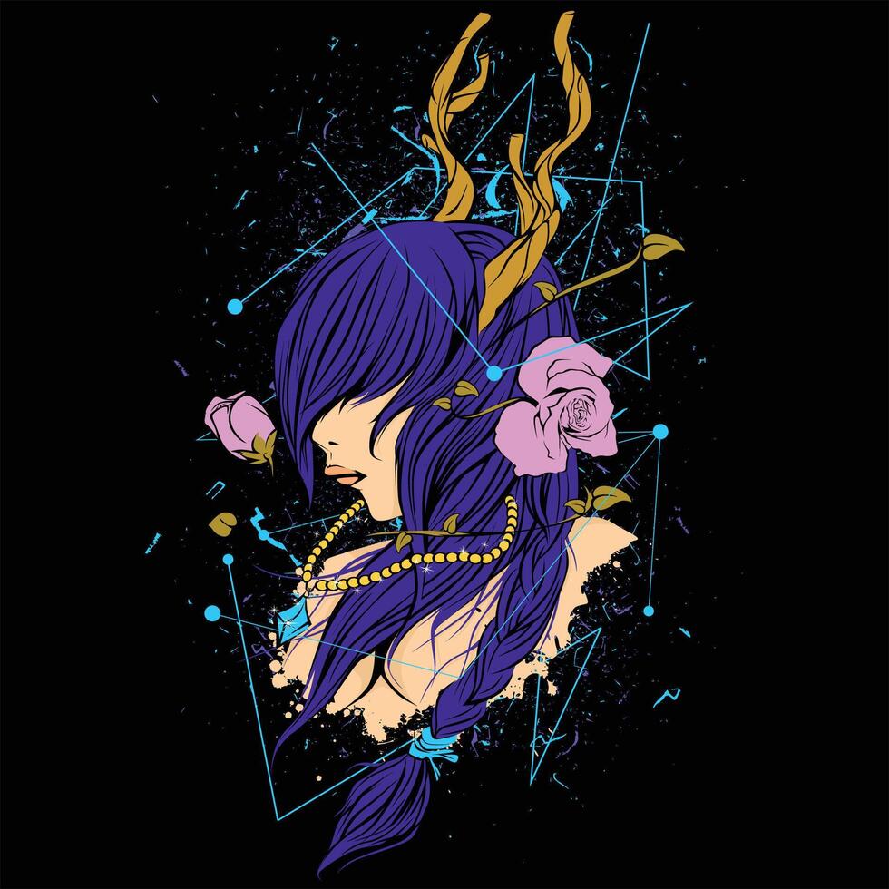 the lost girl Artwork vector