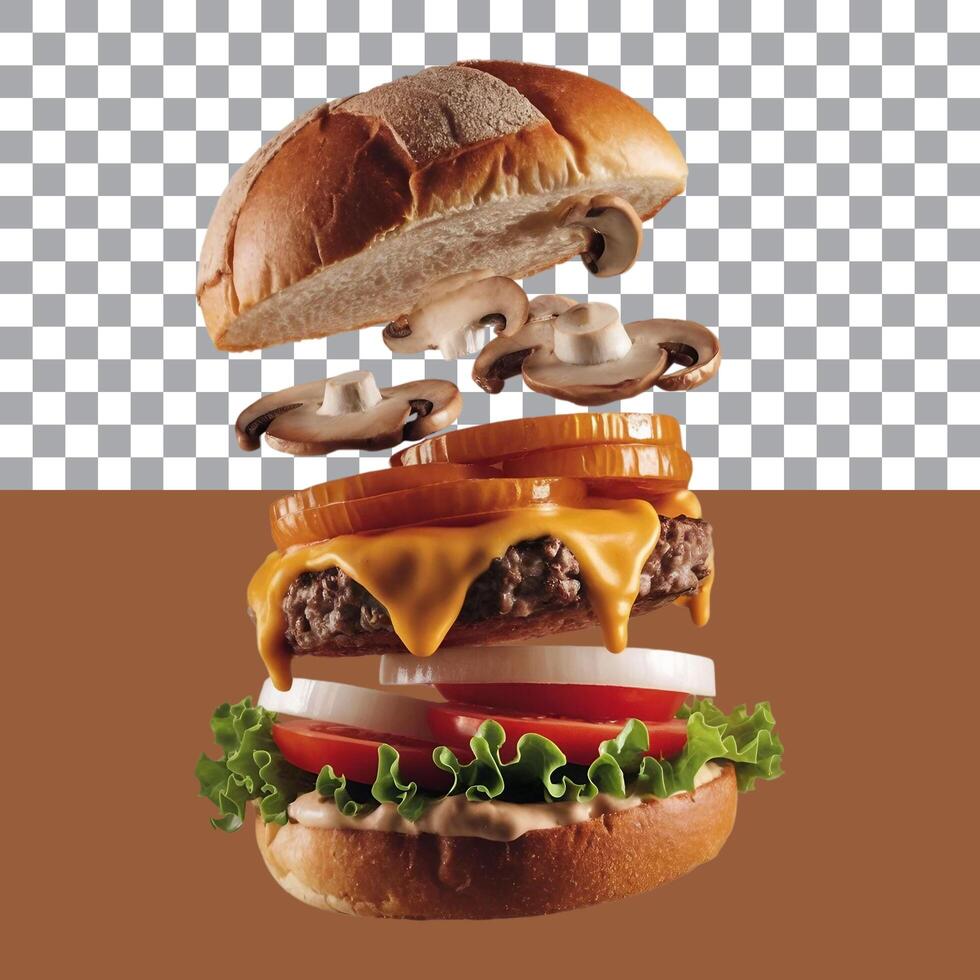 Mushroom Swiss Burger photo