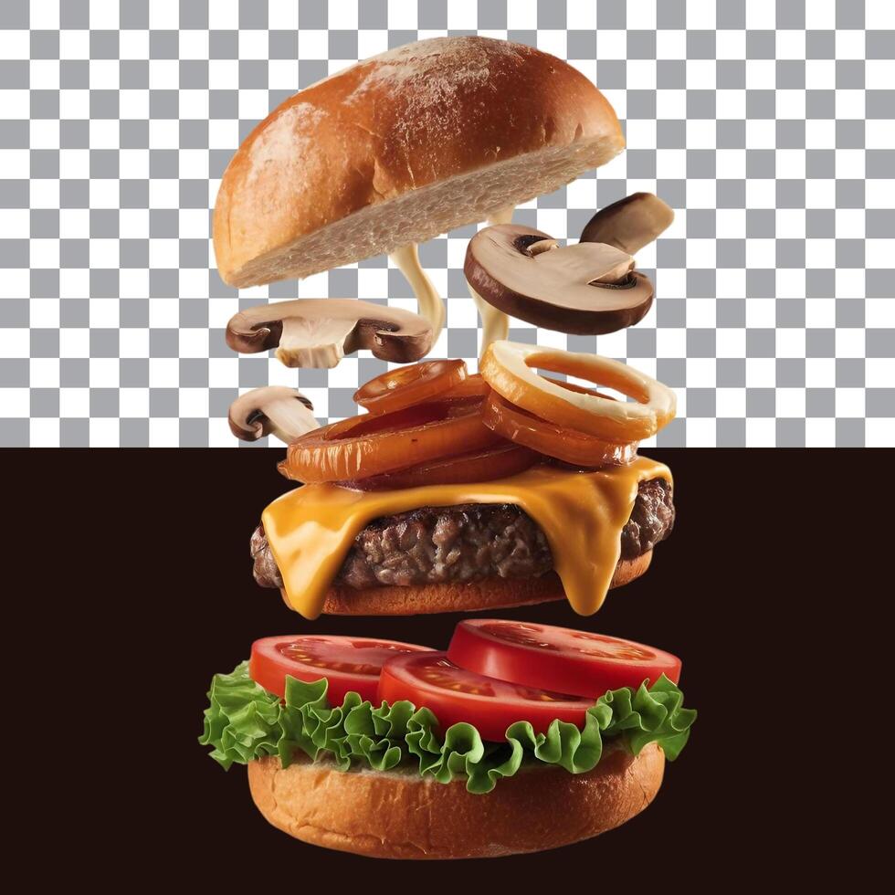Mushroom Swiss Burger photo