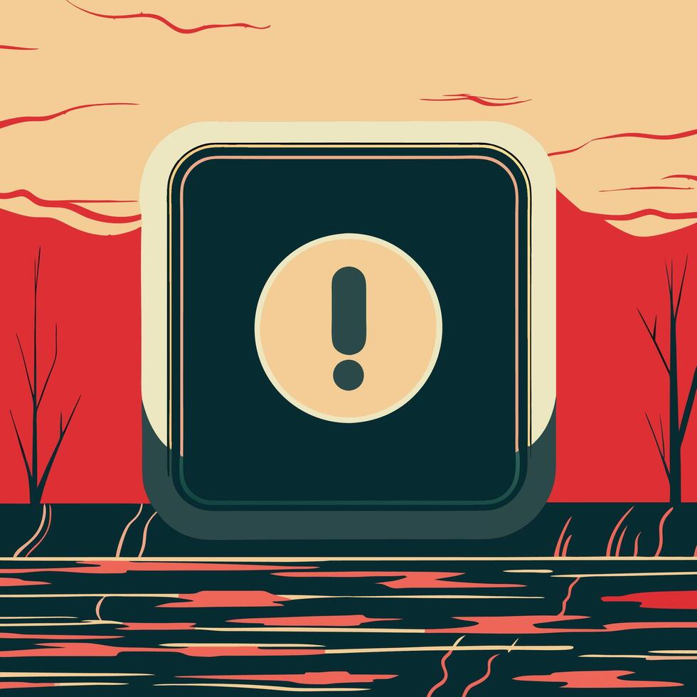 Alert Symbol Attention, Caution, Warning Sign Design vector