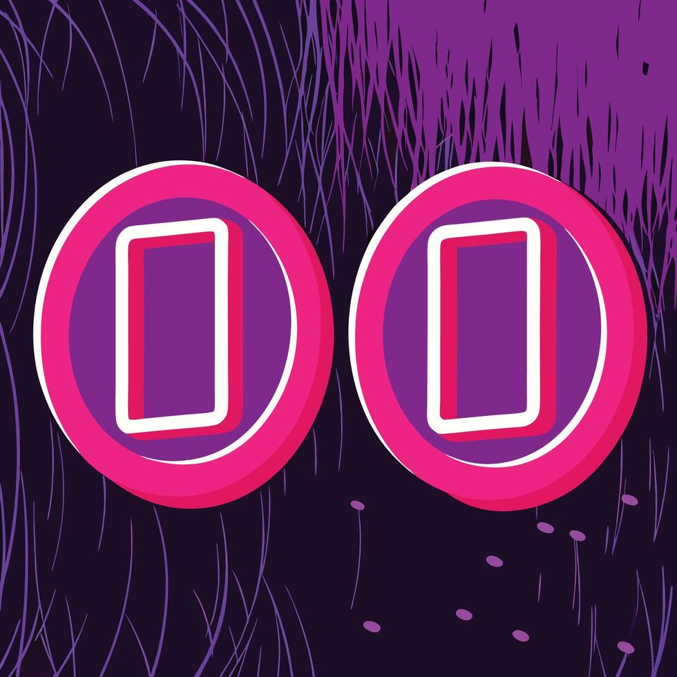 Abstract Purple and Pink Geometric Shapes vector
