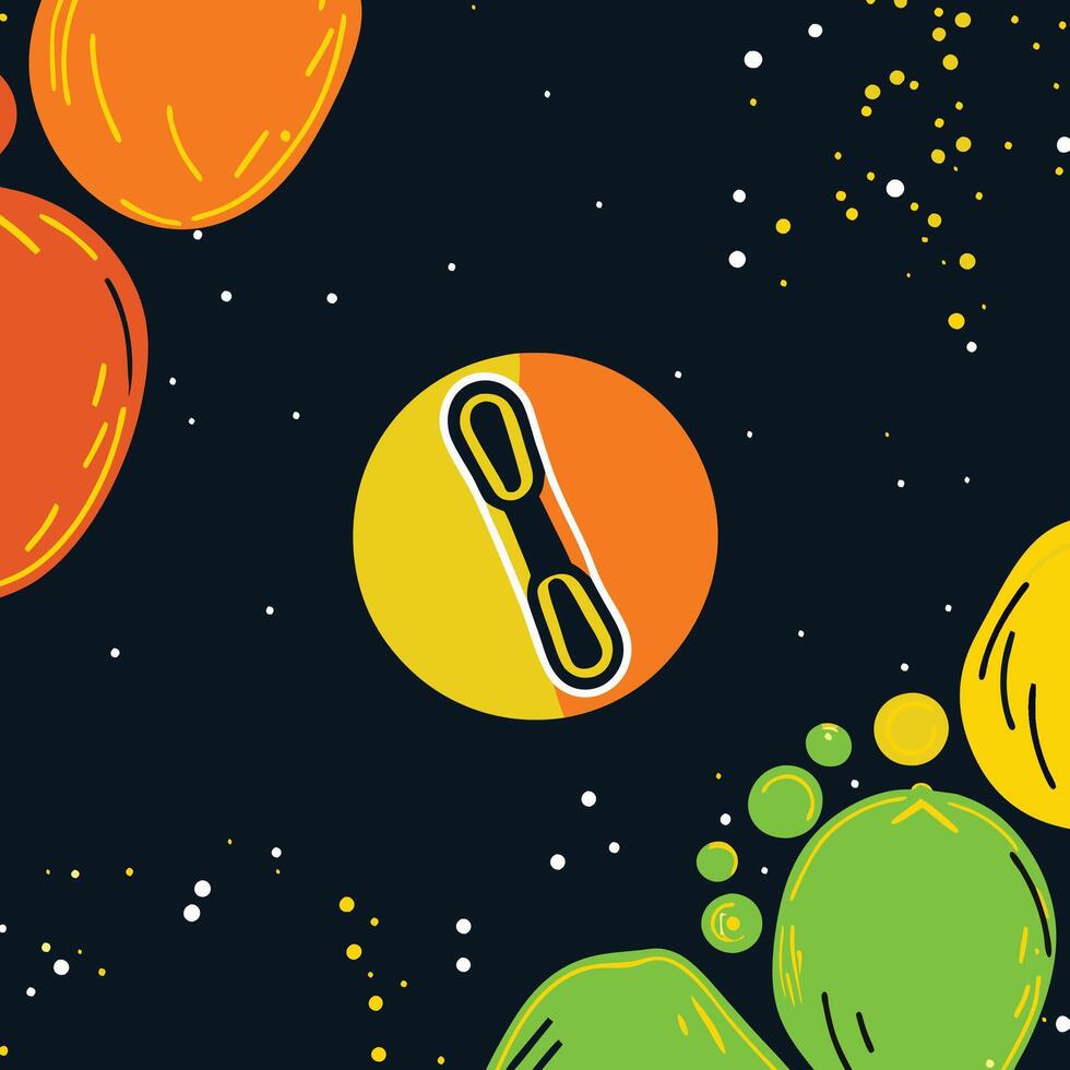 Snowboard Fun Winter Sports Graphic Design vector