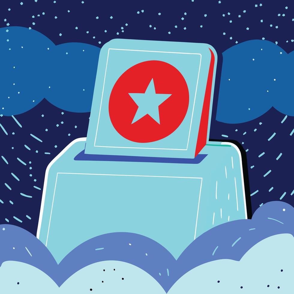 Star Rating Submission Box vector