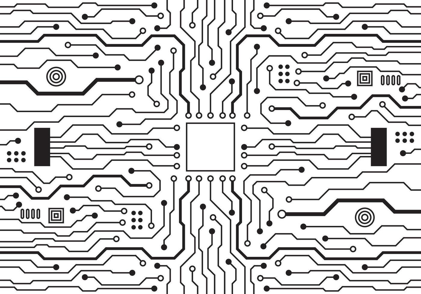 Electronic circuit. Technology background, futuristic board pattern, electronic motherboard. Technology Background. vector