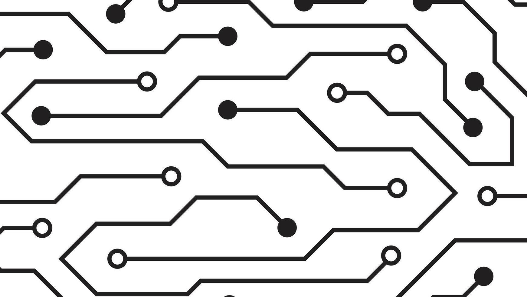 Electronic circuit. Technology background, futuristic board pattern, electronic motherboard. Creative Circuit Board Technology Background . vector