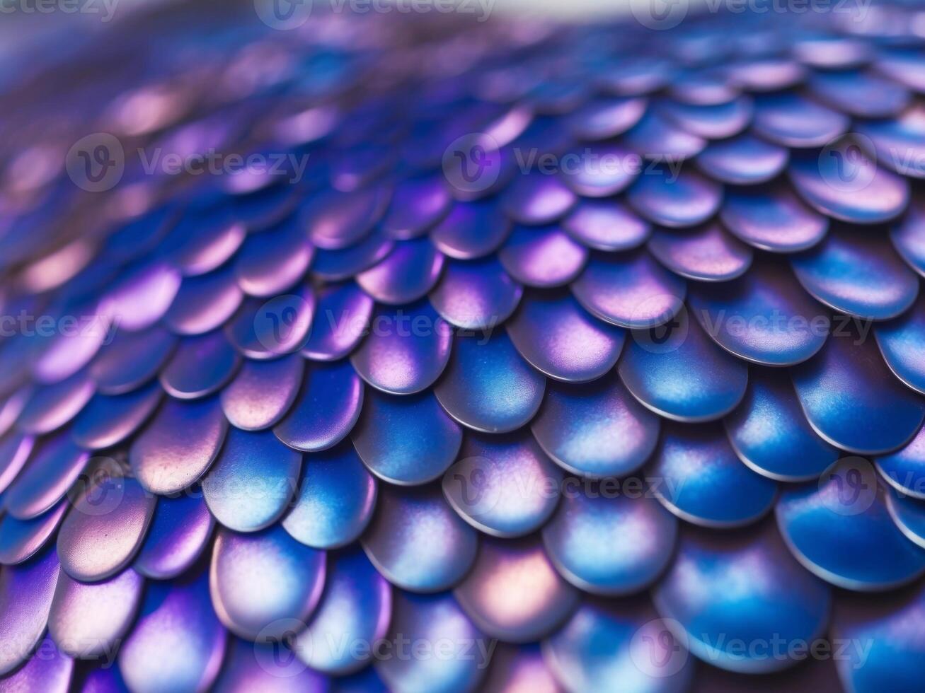 A close up of a purple and blue dragon scales photo