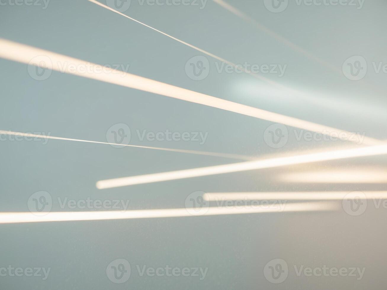 Abstract light lines on a white wall photo