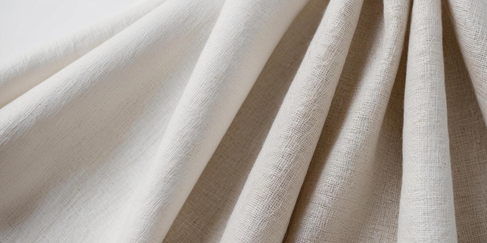 A close up of a white fabric photo