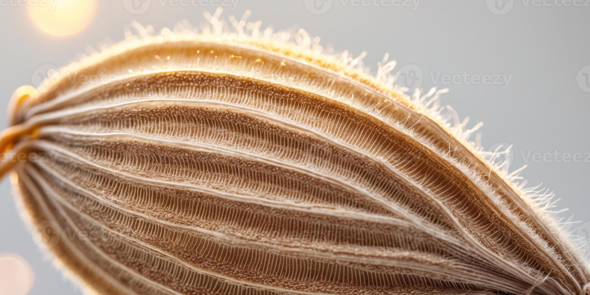 Closeup Macro Image Of A Seed Pod Surface photo