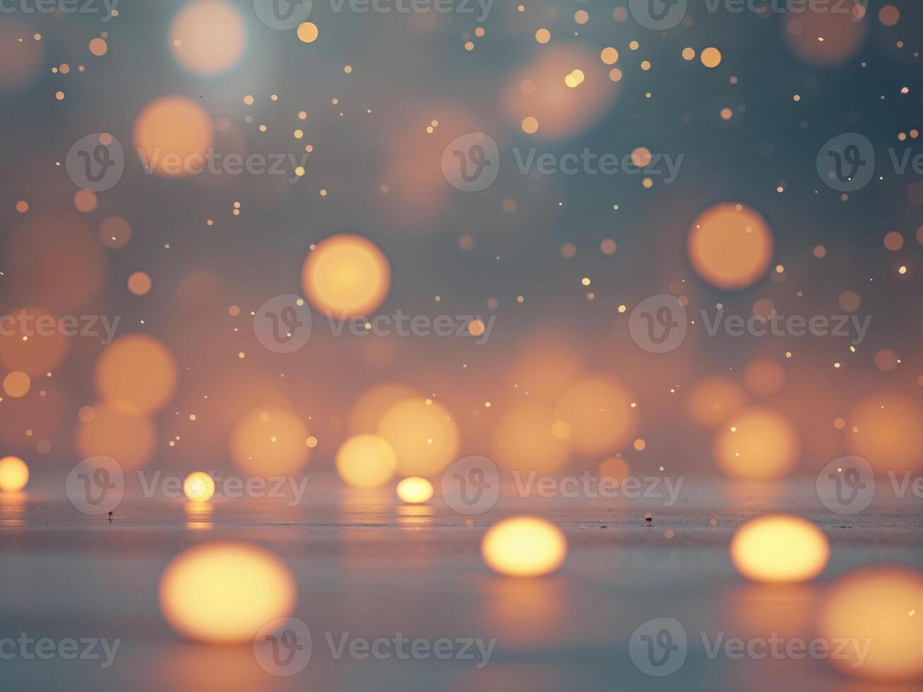 Gentle Warm Light Spots with Soft Focus Background photo