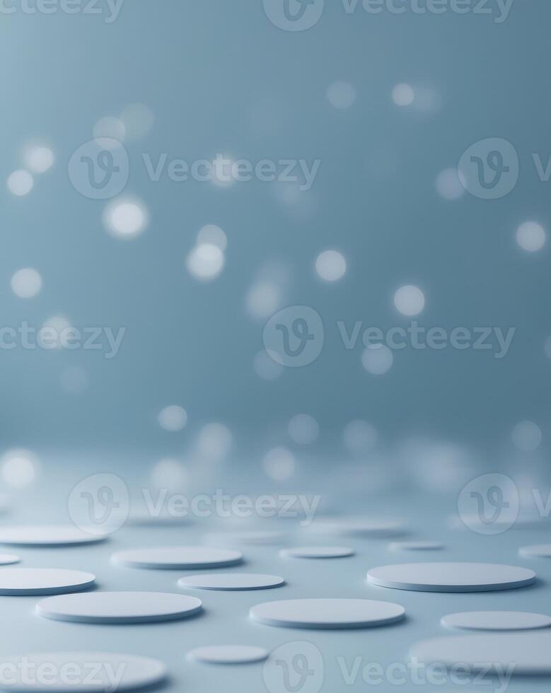 Abstract background with circles and bokeh effect photo