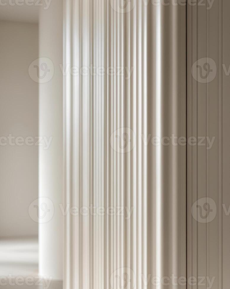Fluted cabinet vertical grooves elegant design texture home decor luxury interior design cabinet texture photo