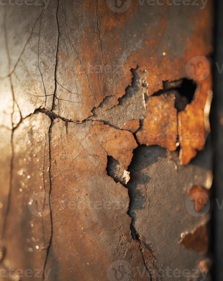 Textured background with warm tones and distressed appearance photo