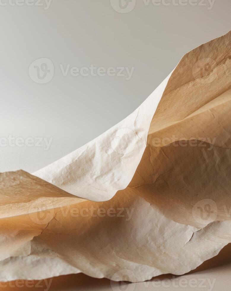 Smooth Aged Paper with Subtle Gradients and Textures photo