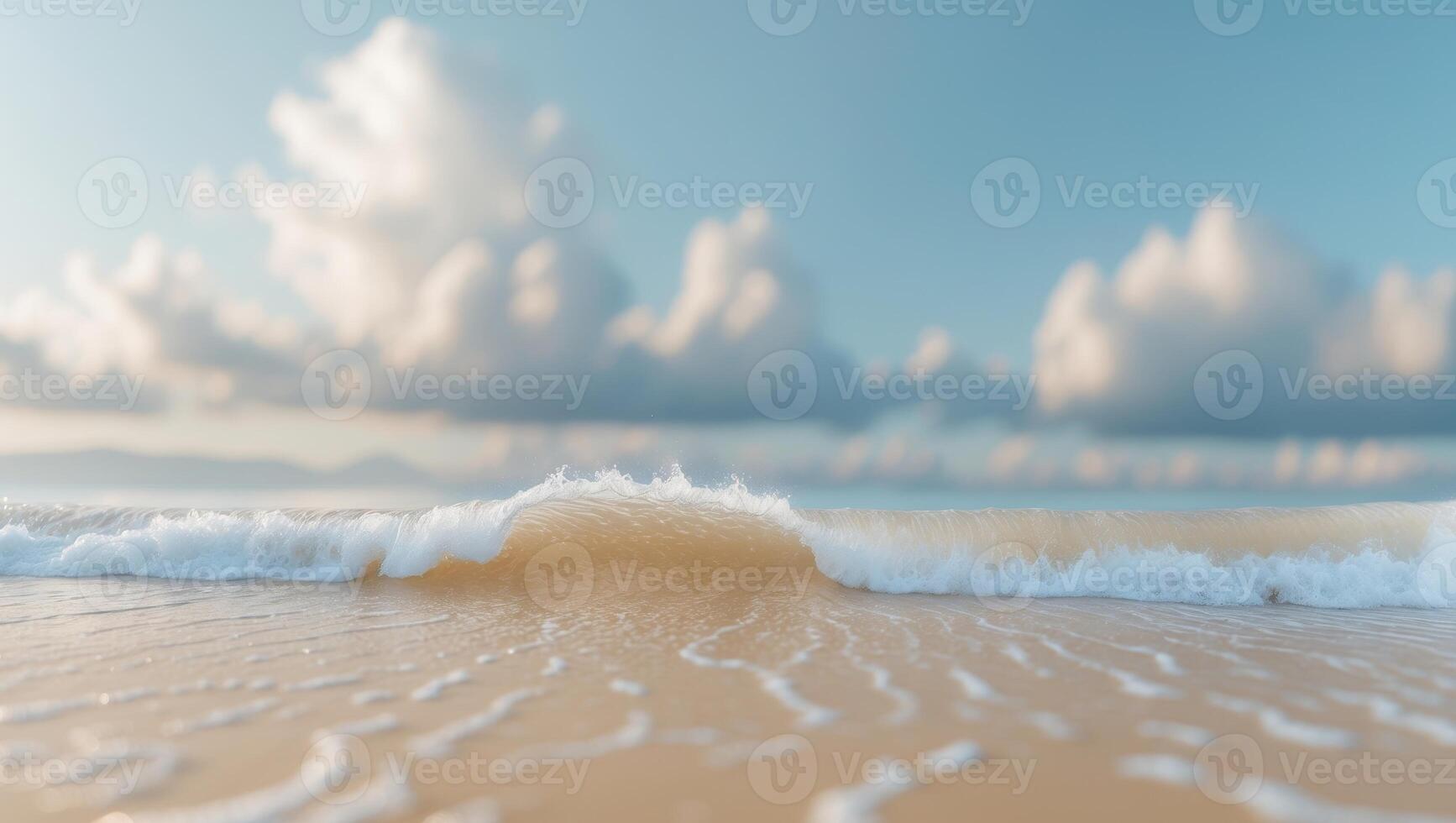 A wave is coming in to the ocean photo
