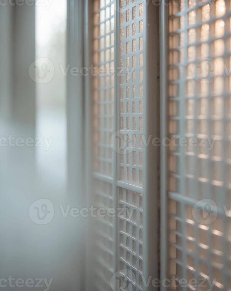 illuminated vent grille with mist and soft lighting photo