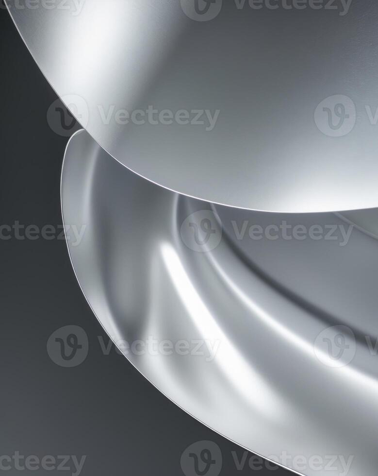 Soft Polished Metal Surfaces with Diffused Lighting photo