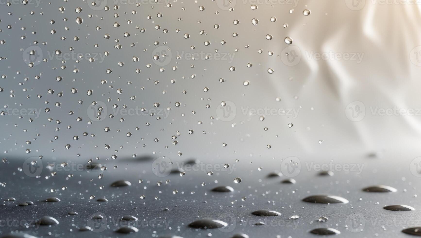 water droplets on a smooth surface creating a stunning background liquid pure photo