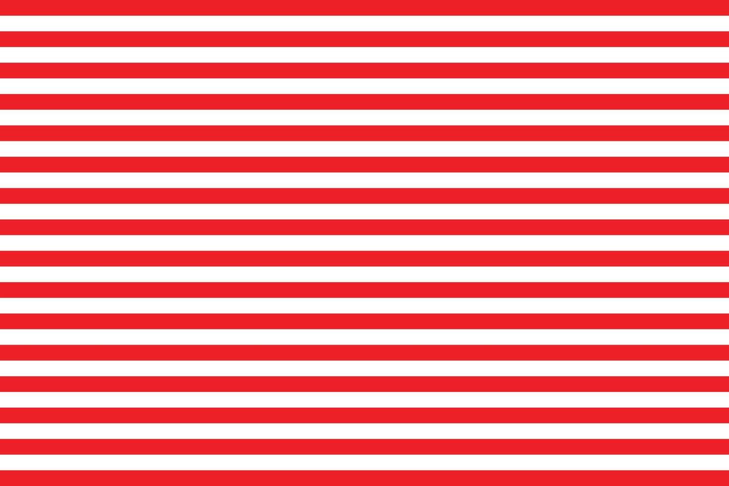Red and white horizontal striped pattern . Abstract geometric Horizontal striped pattern . Horizontal striped background . illustration vector