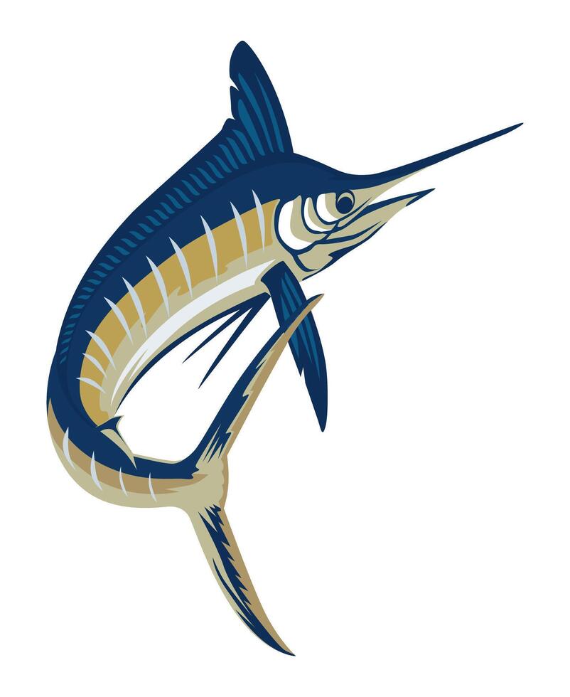 swordfish illustration design art vector