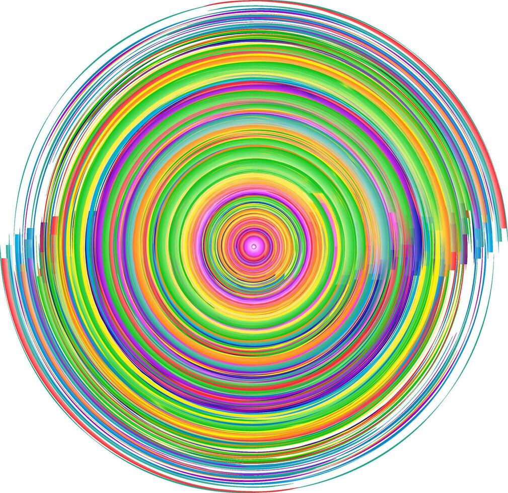 Abstract colorful circle vector