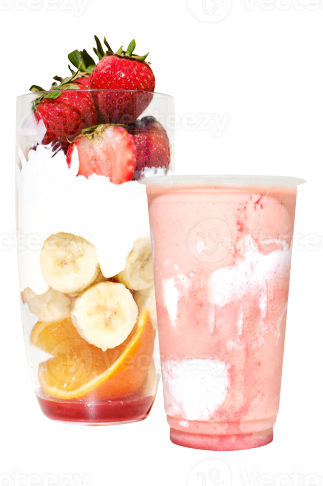 Strawberry Orange Banana Juice Fresh Menu png
