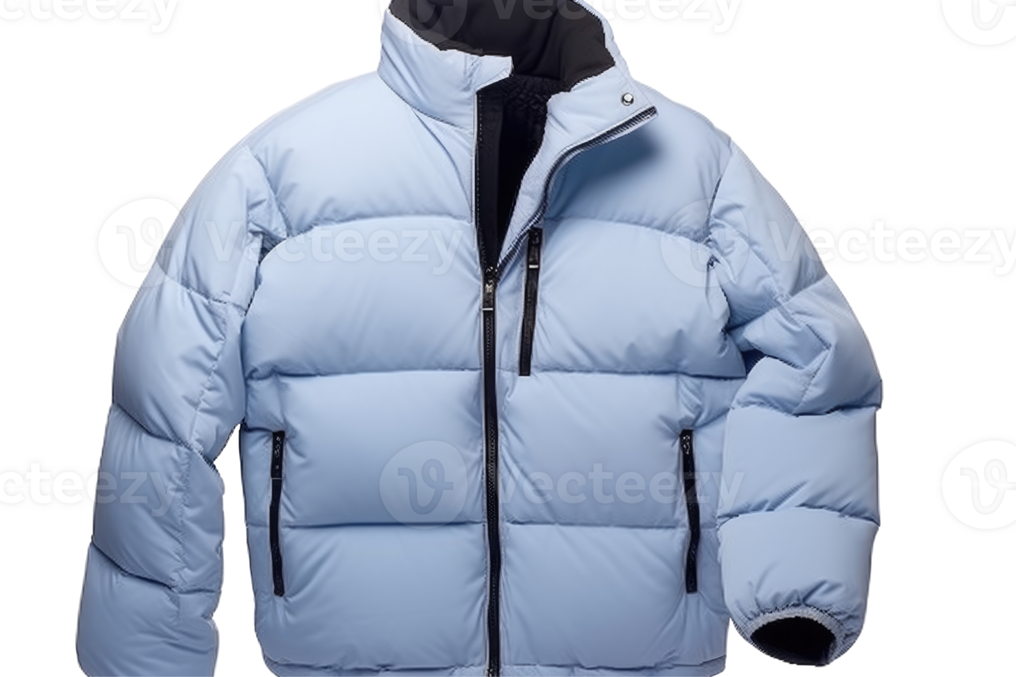 Puffer Jacket Isolated for Winter Season. png