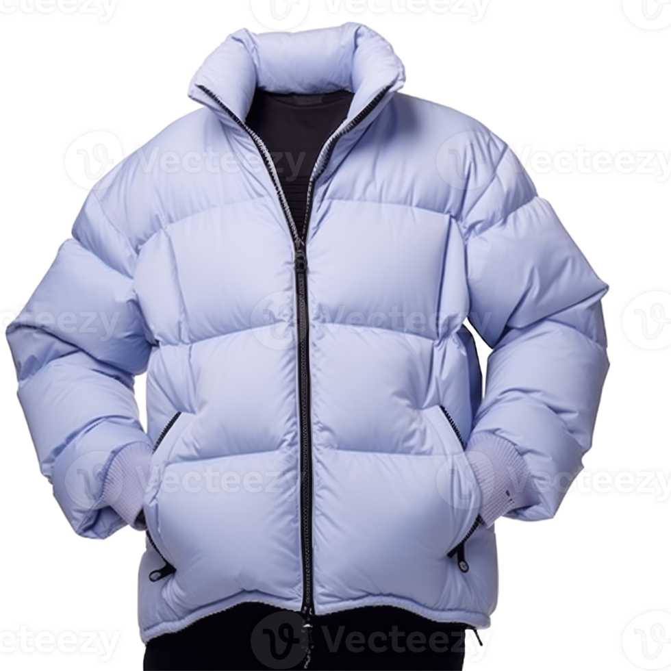 Puffer Jacket Isolated for Winter Season. png