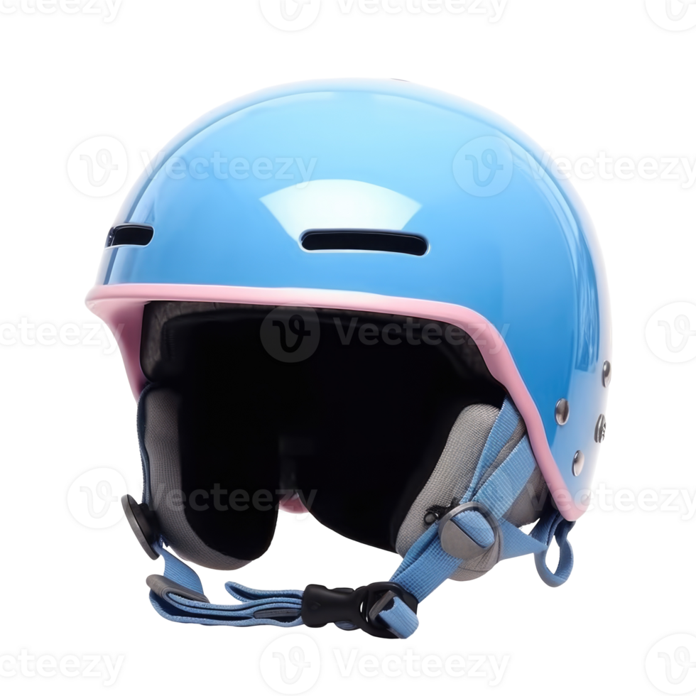 Realistic Blue Biker Helmet Element for Protection and Safety. png